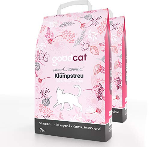 goodcat Silver Classic - Katzenstreu Klumpstreu Naturprodukt, stark klumpend
