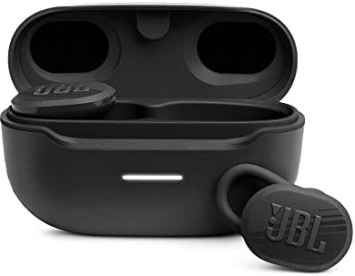 JBL Endurance Race TWS Auriculares de Botón Deportivos Impermeables True Wireless Negros