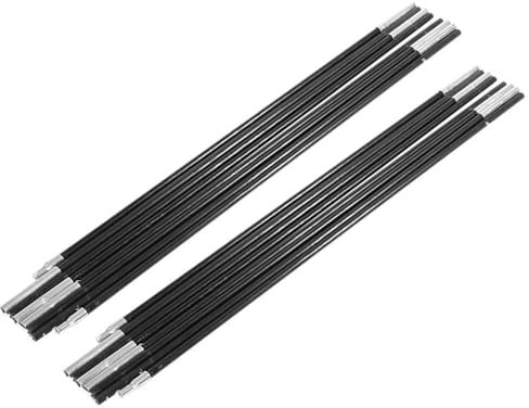 Cocoarm Zeltstange 4,48 m 1 Paar Fiberglas Ersatzgestänge Campingzeltstangen Stützstangen Faltbare Sonnensegel Stange