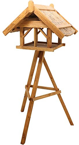 Vogelhaus Erik mit Ständer Maße: 60x70x50cm, Kiefer FSC 100%