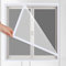 Kocusu Fenster Isolierfolie Kit Hohe Transparenz,Thermofolie Fenster Gegen Kälte PVC,Thermo Cover Fenster mit Nylonband,DIY Kälteschutzfolie Fenster,Weich Isolierfolie Fenster Kälteschutz (2 * 2M)