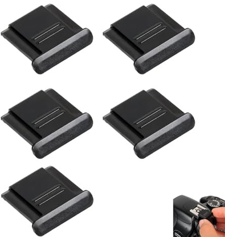 5 unidades de cubiertas para zapata de flash, cubierta protectora BS-1, zapata de flash, tapa protectora para zapata de flash, tapa protectora para zapata de flash, tapa adecuada para Nikon Etc