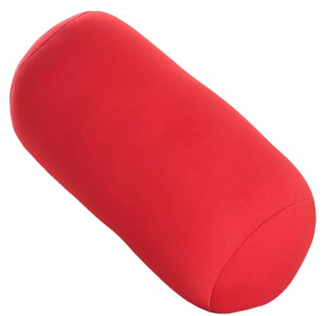 Weqizuerqi Oreiller en Microbilles Oreiller Cylindrique Coussin De Cou en Microbilles Coussin Traversin Genoux Et Cervical Coussin Doux pour Le Dos Oreiller De Voyage pour Le Yoga
