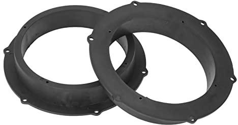 2 anillos adaptadores para altavoces de puerta de coche, soporte de montaje para altavoces Coche Sonido Instalación Accesorios Compatible con Skoda Volkswagen
