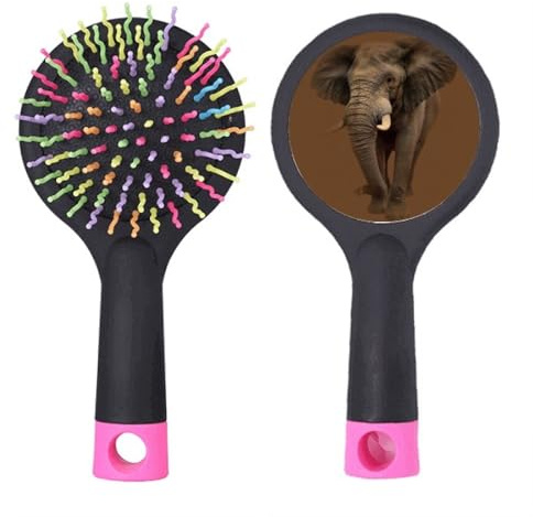 Elephant Teeth Independent Feet Salon Detangling Hair Brush Cushion Base