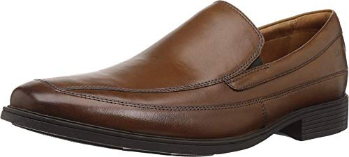 Clarks Homme Anti-basculement Loafers-Shoes, Marron Foncé, 40 EU