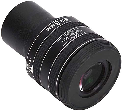 POFET Oculaire planétaire II multicouche 1,25 pouce TMB 8 mm 58 degrés pour télescope astronomique (Noir)