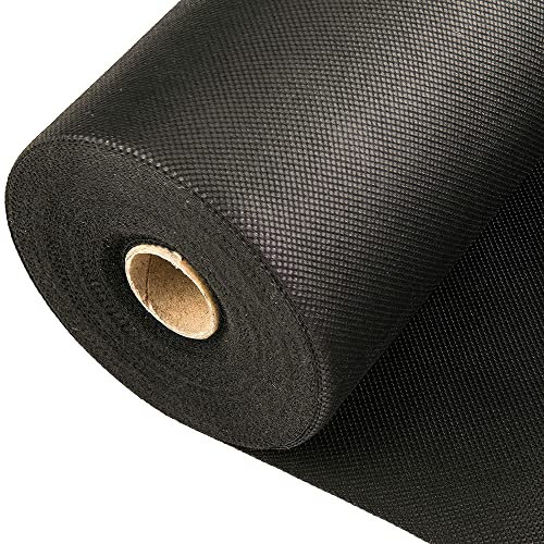 Albert Austin Weed Control Membrane Durable Weed Barrier Fabric UV Stabilised Weed Barrier Breathable Customisable Garden Membrane Roll for Pathways Flower Beds and Vegetable Gardens (25m x 1m)