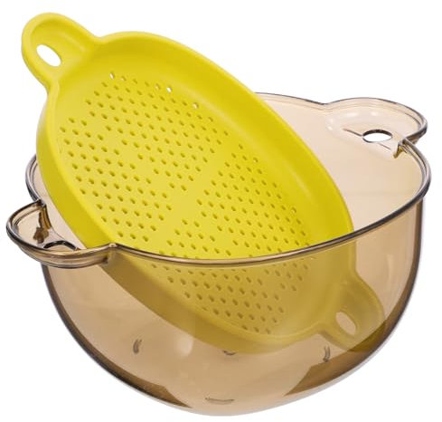 SHOWERORO Cestino Drenante Multiuso Per Lavaggio Frutta e Verdura Setaccio Plastica Riutilizzabile Per Cucina Per Patate Fagioli e Altri Alimenti