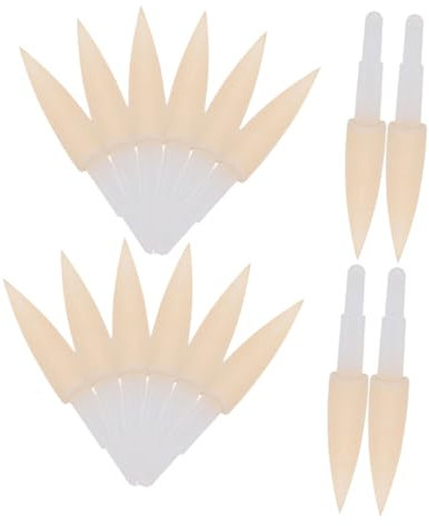 WEKAMOS 25 Stück Schwammstiftspitze Kalligrafie Stift Pinselspitzen Schwammstifte Kalligrafie Zubehör Kalligrafie Schwammkopf Ersatzspitzen für Stylus-Spitzen Weiches Schreibpinsel