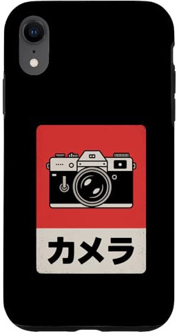 Appareil photo reflex analogique japonais vintage Coque pour iPhone XR
