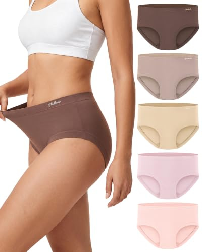 Gladbecke Culotte Femme Bambou - Doux comme de La Soie, Multicolores, L