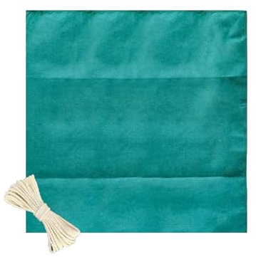 Pflanzenabdeckungen für den Winter – 50 x 50 cm, mit Reißverschluss, tragbar, warm, aus Vlies | Frostschutzhüllen für Pflanzensträucher im Freien, für , kleine Bäume, Bonsai, Zitrusfrüchte, Blau