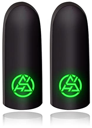 Tsophreniq Guantes antideslizantes para la punta de los dedos para juegos, funda para dedos para juegos, a prueba de sudor, pantalla táctil Dedales