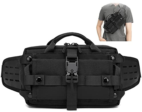 ACEXIER Riñonera táctica para Hombre, riñonera Impermeable para Deportes al Aire Libre, riñonera Equipamiento Diario, bandoleras para Caza, Camping y Senderismo