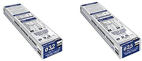 Welding Electrodes 085138 2,5 mm, Silber & Schweiss-zubehör 70 Rutile Elektroden E6013, Durchmesser 3, 2mm, stahl, Ø 3,2mm, 085145