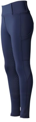PFIFF Selina Leggings, Turquesa, 122/128 cm Niñas y niñas