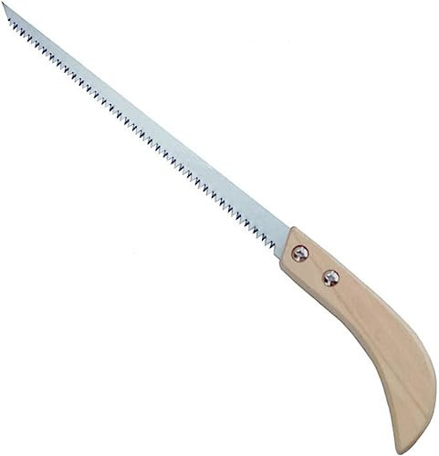 Sierra de bonsái, sierra de poda, sierra de árbol de acero al manganeso, sierra de mano para tablero de pared del hogar, hoja estrecha para madera, madera contrachapada, paneles de yeso, tableros