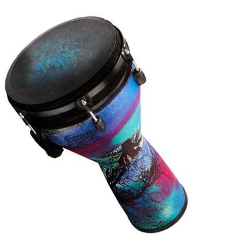 Djembe Drum 10 Inch Professional African Djembe Drum Traditional Musical Instrument (Color : A)