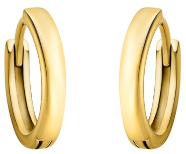 SOFIA MILANI - Damen Ohrringe 925 Silber - vergoldet/golden - Creole - E2598