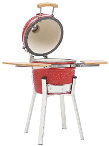 XGWKCNV Kitchen & Dining Kamado - Barbacoa ahumadora de cerámica, 76 cm, electrodomésticos de cocina