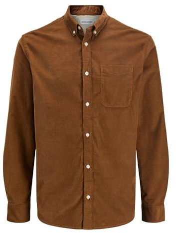 JACK & JONES Jjeclassic Cord Shirt L/S SN, Monks Robe., M