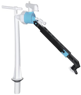 PlumbEZ Cistern Fill Valve Bottom Entry - 1/2 Toilet Valve With Adjustable Arm | Ballcock for Cistern