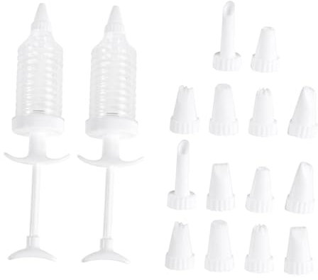 PAMINGONO Kit De Herramientas Para Decorar Galletas 16 Piezas Prensa Para Galletas Con Manga Pastelera Para Hornear Y Decorar Pasteles