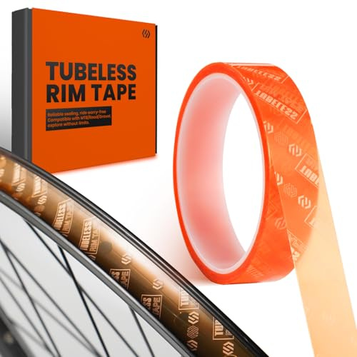 CNCLOL Fahrrad Tubeless-Felgenband, Tubeless Band 19/21/23/25/27/30/32/35 mm, Rim Tape 10 m, Haftklebstoffe Klebeband für schlauchlose Fahrradreifen MTB, Rennrad, Gravel, Mountain, Road Bike, 19 mm