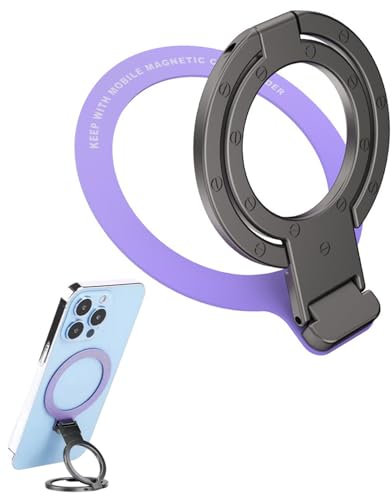 TPZORJX anillo soporte para movil, Soporte Anillo Compatible con Cómodo Agarre Compatible con iPhone 16/15/14/13/12, Galaxy S25 Series, Soporte Ajustable Todos los teléfonos inteligentes