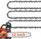 12 inch Chainsaw Chain Fits Stihl MSA 120 C, MSA 140 160 200 60 70, for Pole Saw chain for Stihl HTA 50, HT 56, HT 105 71PM3-64, 3670-005-0064 (40T-6)