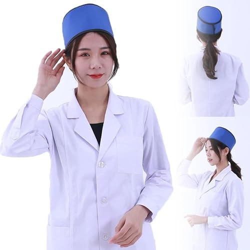 LISTaRSw Delantal De Plomo De 0,35 Mmpb/0,5 Mmpb, Gorro De Plomo Protector contra Rayos X, Gorro De Plomo Protector para La Cabeza, para Protección contra Rayos X 0.35mmpb
