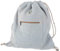GURU SHOP Ethno Hanf Rucksack mit Fischgrätenmuster, Turnbeutel, Sportbeutel - Blau, Herren/Damen, Size:One Size, 40x35x15 cm, Ausgefallene Stofftasche