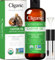 Cliganic USDA Organic Castor Oil, 100% Pure (500ml with Eyelash Kit) - For Eyelashes, Eyebrows, Hair & Skin | Natural Cold Pressed Unrefined Hexane-Free | DIY Carrier Oil | Cliganic 90 Days Warranty