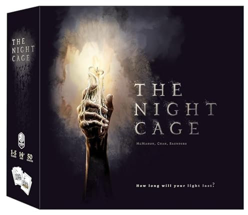 The Night Cage, von Smirk and Dagger, EIN gruseliges kooperatives Strategiespiel, 1-5 Spieler verloren in einem dunklen Labyrinth mit nur Einer Kerze, lustige Horror-Themen-Fliesenverlegung und