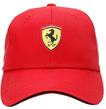 PUMA Scuderia Ferrari - Cappellino Classico per Bambini - Rosso - Unisex - Taglia: Unica