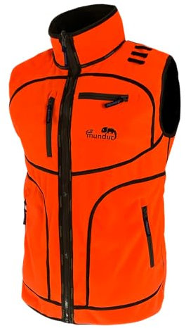 Full mundur Digital Green Camo und Blaze Camo Orange Jagdweste, Jacke, wendbar, für Herren, winddicht, wasserdicht, Melange Green/Blaze Orange, L