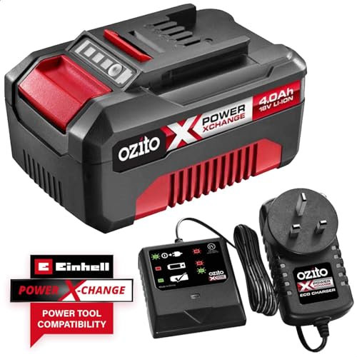 Ozito Genuine PXC 18v Cordless Li-ion Battery 4ah and Eco Charger
