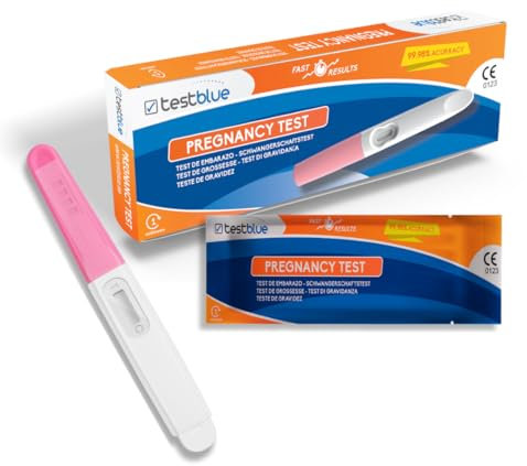 Test Blue 1 Test di Gravidanza ad alta Sensibilità: Test di Gravidanza HCG Quick Test di urina/Striscia reacctiva di Gravidanza