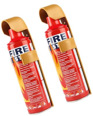 Veemoon 2Stücke Tragbarer für Auto und Zuhause Schaumlöscher für Schnelle Brandbekämpfung Notfall Sicherheitsausrüstung für Fahrzeuge und Haushalte