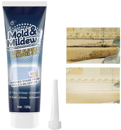 Masilla Adhesiva Para Juntas - Tubo De Pasta Blanca Para Azulejos De 120 G, Sellador Reparador Multifunción | Sellador Para Juntas Impermeable Para Fregaderos De Cocina, Bañeras Y Duchas, Limpiador De