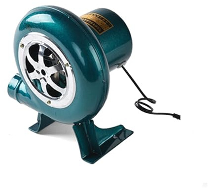 Ventilatore, Ventilatore elettrico for combustione for barbecue, forgia, stufa, fuoco, 100 W, for mensa familiare, piccola caldaia a bassa rumorosità