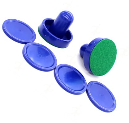 Aurgiarme Plastics Air Hockey Pusher - Juego de paletas de repuesto para mesas de juego para adultos y niños estándar de hockey de aire y discos