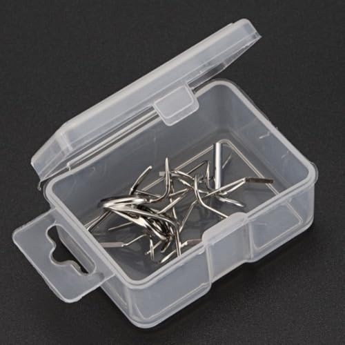 Shophubio Juego de guías de caña de pescar con mosca con guías duras y punta para anillo, gancho de acero inoxidable para reparación de cañas de pescar, kit de 11 piezas