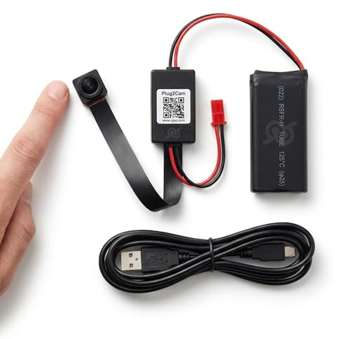 tempo di saldi Telecamera Spia Wifi Interno HD 1080p 1 x 1 x 0.5 cm - Mini Telecamera Spia Nascosta con Batteria Ricaricabile - Microcamera Spia Invisibile - Videocamera Sorveglianza Interno Wifi