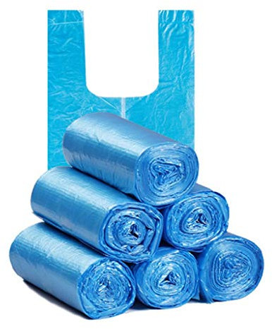 LKJHG Sac Poubelle Biologique de 15L avec Une poignée biodégradable, Un Sac Poubelle pour déchets biologiques/Alimentaires ou poubelles ordinaires