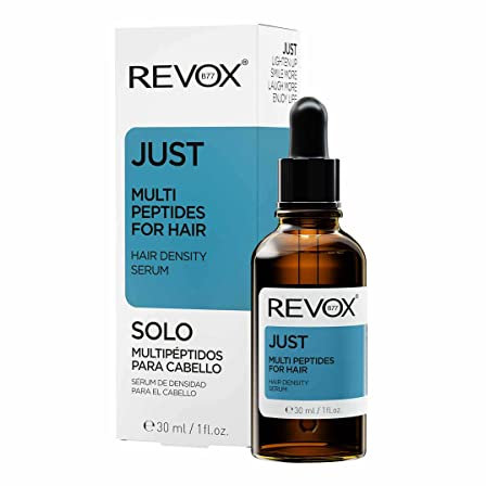 REVOX B77 - Just Multi Peptides for Hair, 30 ml, Scalp Serum, fördert die Haardichte, stärkt und reduziert Haarausfall, mehr und gesündere Mähne, spendet Feuchtigkeit und lindert Irritationen