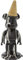KARE Design figura decorativa Gelato Bear, nero, decorazione divertente, motivo orsacchiotto, stile pop art, idea regalo, decorazione cameretta, per giovani, 40 cm, In Piedi