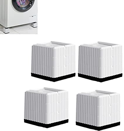 Almohadillas antivibración para electrodomésticos, alfombrillas de goma para reducción de ruido, amortiguadores antideslizantes para lavadoras y lavavajillas