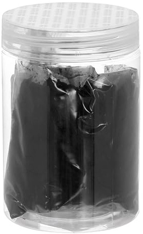 QUARKZMAN Óxido De Hierro En Polvo Pigmento Para Concreto Malla 500 3.5oz (100g) Pigmento Para Lechada De Óxido De Hierro Para Pintura De Baldosas Pastel Cemento Concreto Negro Intenso